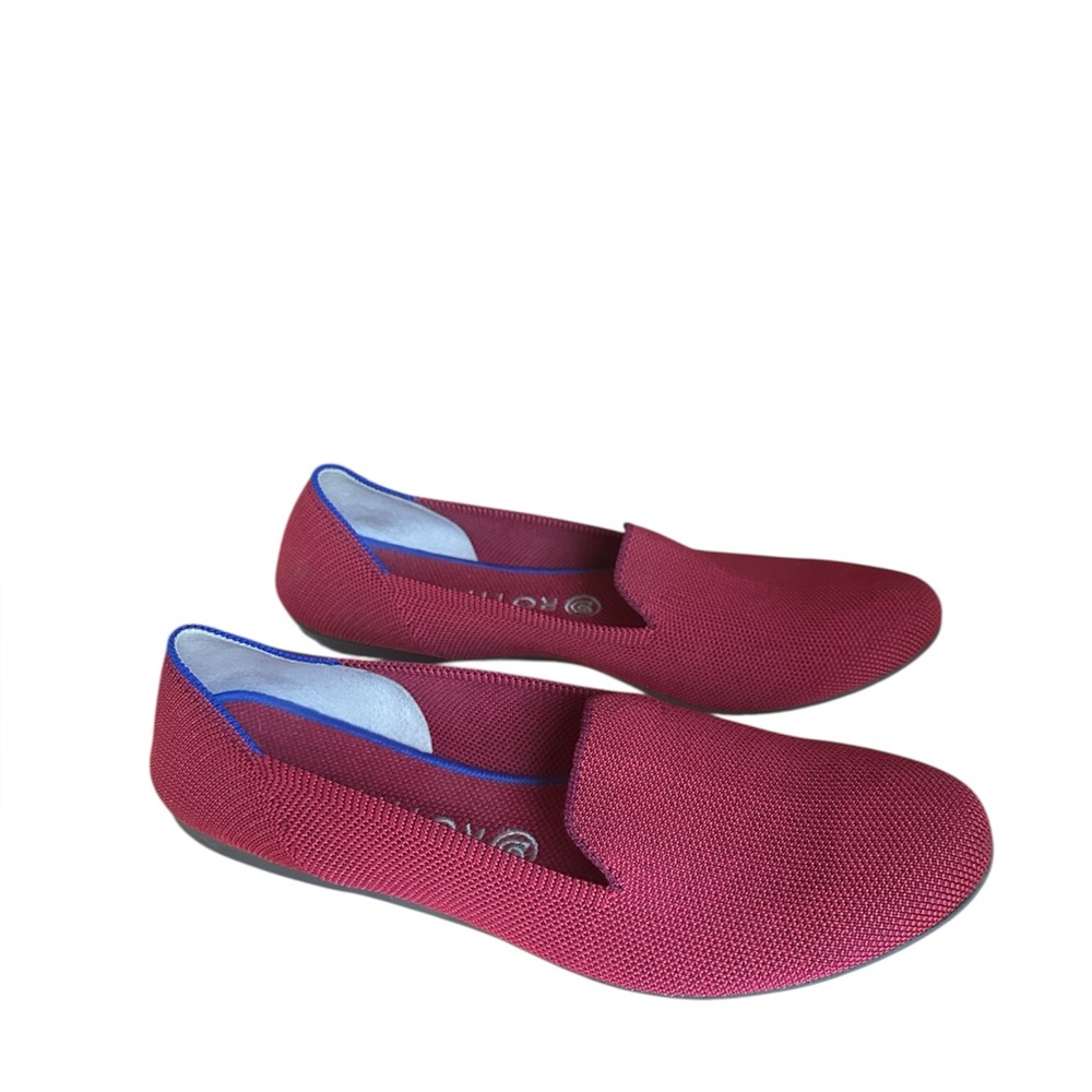 Rothy's The Loafer Red Loafer Shoes Women's flats - Picture 2 of 7